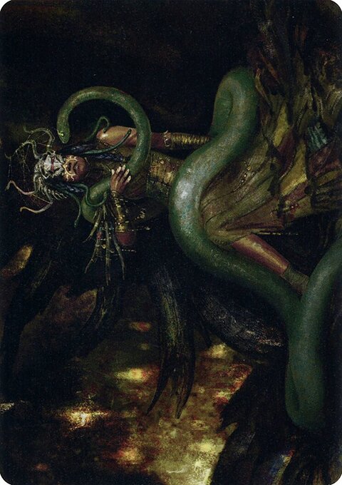 Saryth, the Viper's Fang Art Card [Innistrad: Midnight Hunt Art Series]