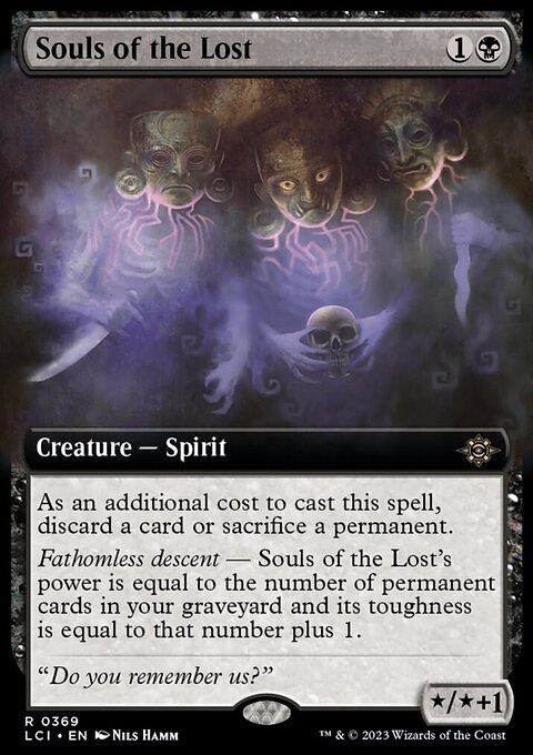 Souls of the Lost (Extended Art) [The Lost Caverns of Ixalan]