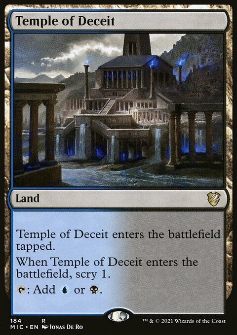 Temple of Deceit [Innistrad: Midnight Hunt Commander]