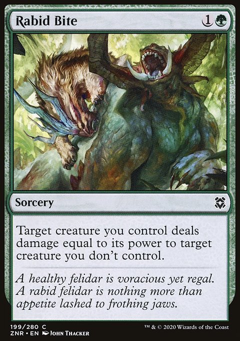 Rabid Bite [Zendikar Rising]