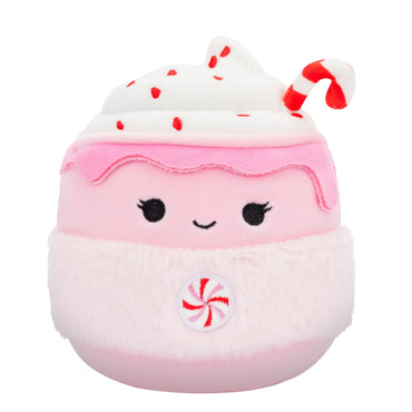 Squishmallows Christmas Ethel The Peppermint Latte 7.5" Plush