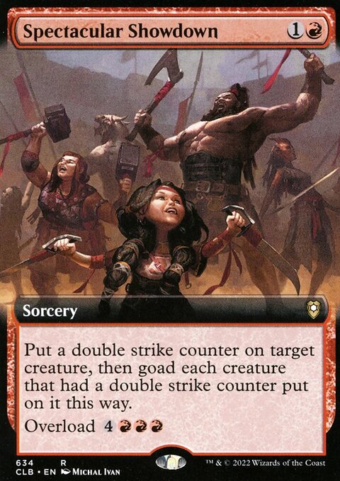 Spectacular Showdown (Extended Art) [Commander Legends: Battle for Baldur's Gate]