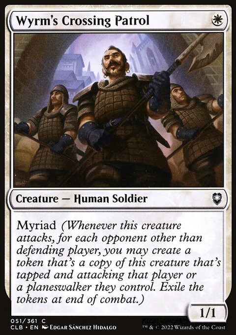 Wyrm's Crossing Patrol [Commander Legends: Battle for Baldur's Gate]