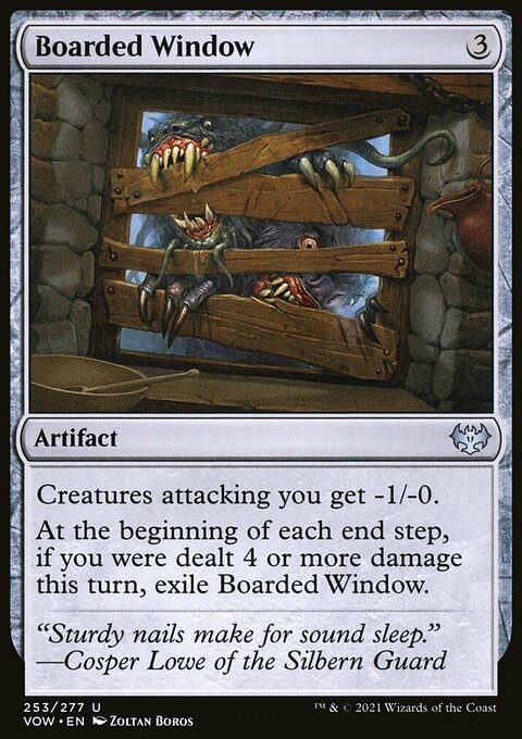 Boarded Window [Innistrad: Crimson Vow]