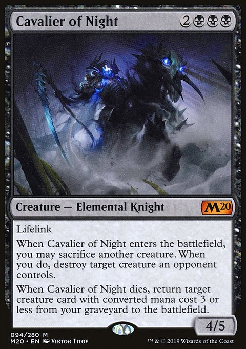 Cavalier of Night [Core Set 2020]