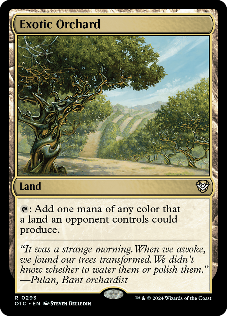 Exotic Orchard [Outlaws of Thunder Junction Commander]