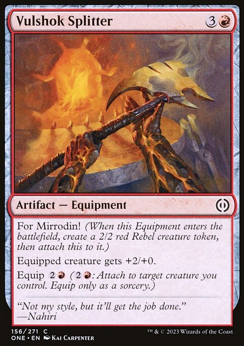 Vulshok Splitter [Phyrexia: All Will Be One]