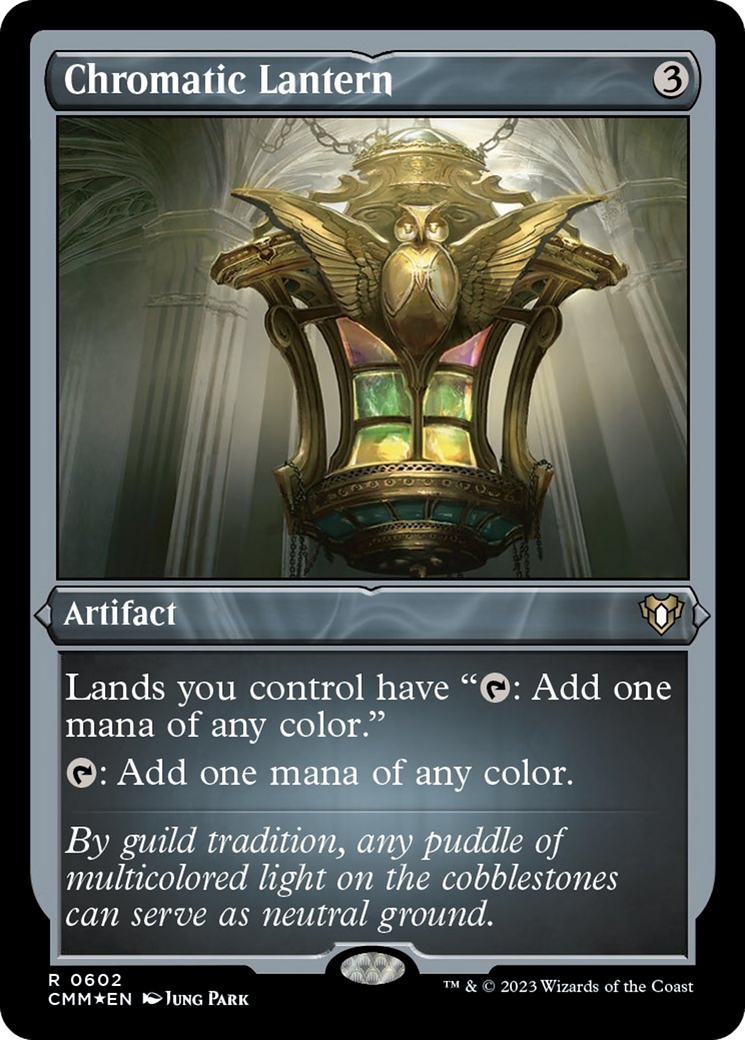 Chromatic Lantern (Foil Etched) [Commander Masters]