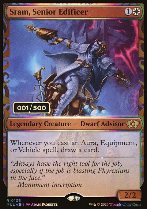 Sram, Senior Edificer (Serialized) [Multiverse Legends]