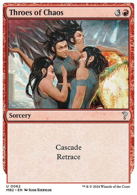 Throes of Chaos (White Border) [Mystery Booster 2]