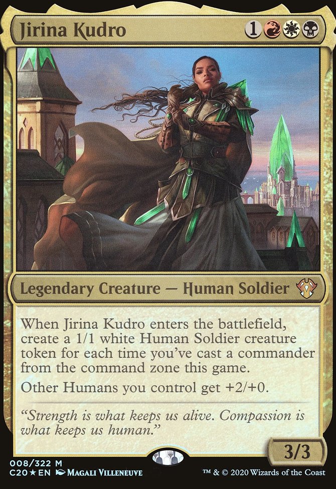 Jirina Kudro (Oversized) [Commander 2020 Oversized]