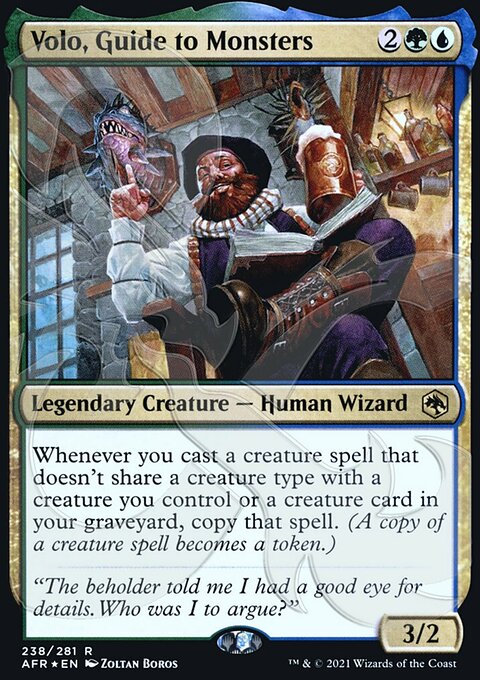 Volo, Guide to Monsters (Ampersand Promo) [Dungeons & Dragons: Adventures in the Forgotten Realms Promos]