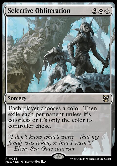 Selective Obliteration [Modern Horizons 3 Commander]