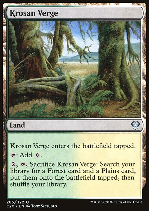 Krosan Verge [Commander 2020]