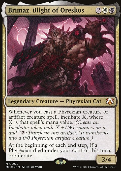 Brimaz, Blight of Oreskos [March of the Machine Commander]