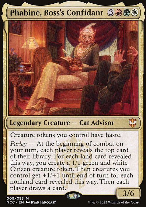 Phabine, Boss's Confidant [Streets of New Capenna Commander]