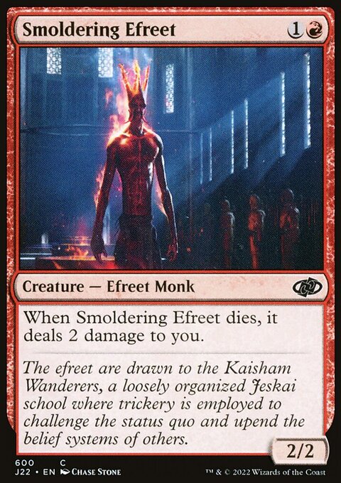 Smoldering Efreet [Jumpstart 2022]