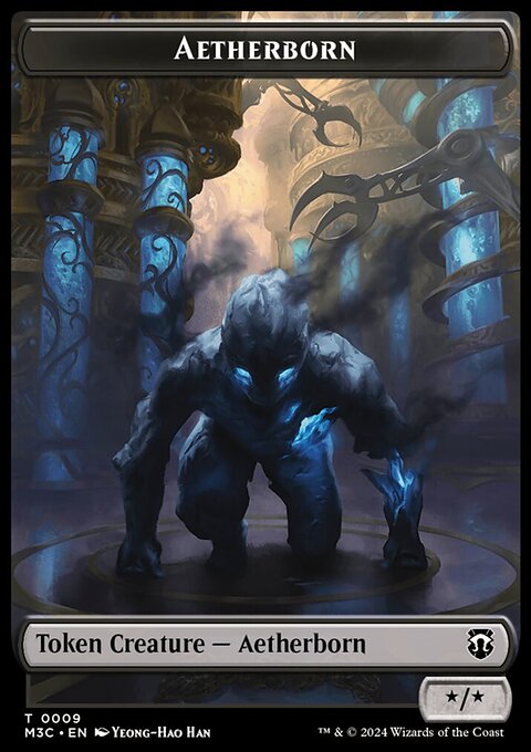 Aetherborn // Servo Double-Sided Token [Modern Horizons 3 Commander Tokens]