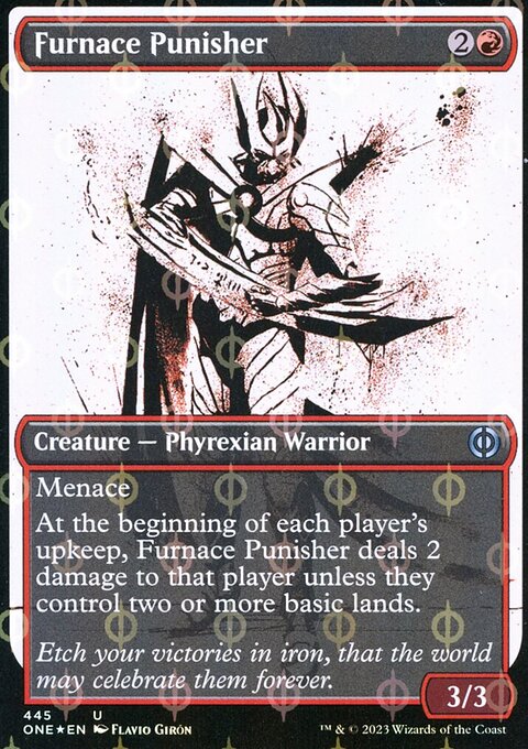 Furnace Punisher (Showcase Ichor Step-and-Compleat Foil) [Phyrexia: All Will Be One]