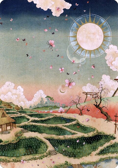 Plains 1 Art Card [Kamigawa: Neon Dynasty Art Series]