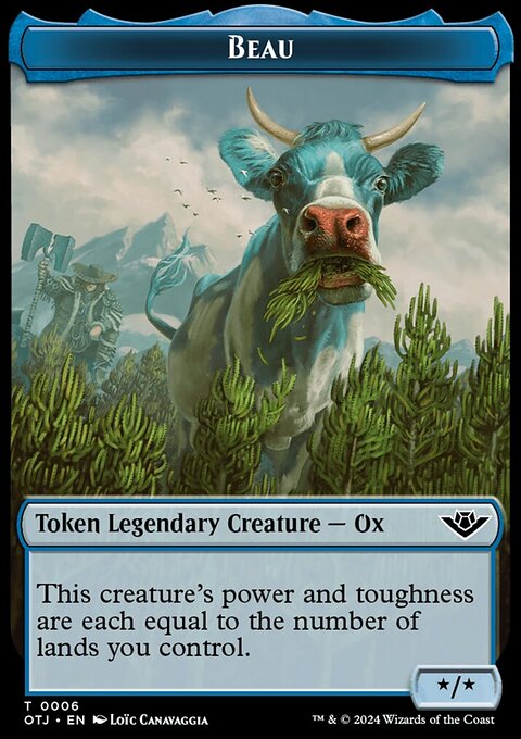 Beau Token [Outlaws of Thunder Junction Tokens]