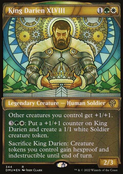 King Darien XLVIII (Showcase Textured) [Dominaria United]