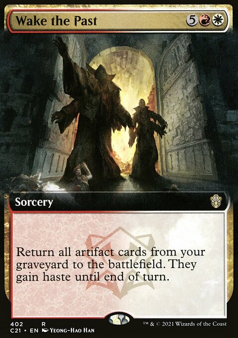 Wake the Past (Extended Art) [Commander 2021]