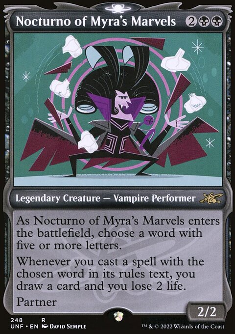 Nocturno of Myra's Marvels (Showcase) [Unfinity]