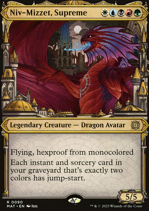 Niv-Mizzet, Supreme (Showcase) [March of the Machine: The Aftermath]