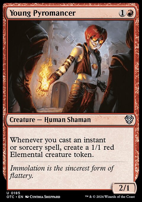 Young Pyromancer [Outlaws of Thunder Junction Commander]
