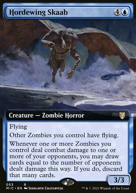 Hordewing Skaab (Extended Art) [Innistrad: Midnight Hunt Commander]