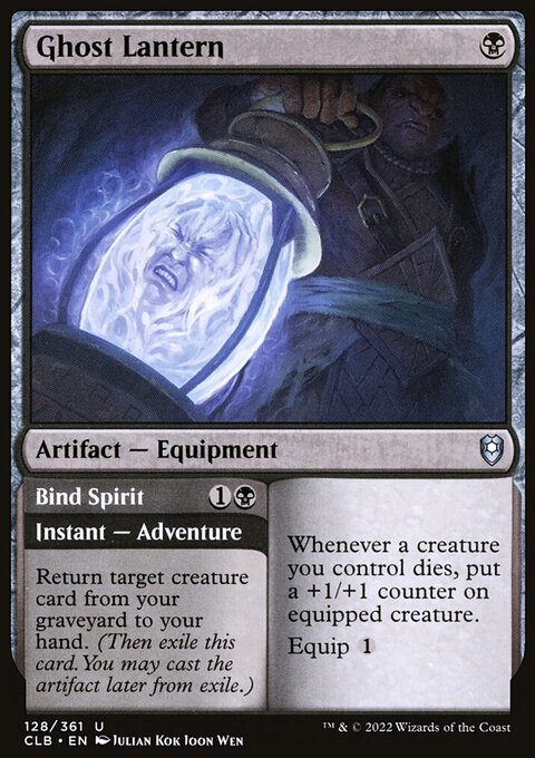 Ghost Lantern // Bind Spirit [Commander Legends: Battle for Baldur's Gate]