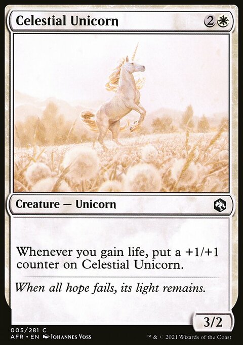Celestial Unicorn [Dungeons & Dragons: Adventures in the Forgotten Realms]