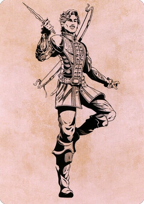 Astarion, the Decadent Art Card (Gold-Stamped Signature) [Commander Legends: Battle for Baldur's Gate Art Series]