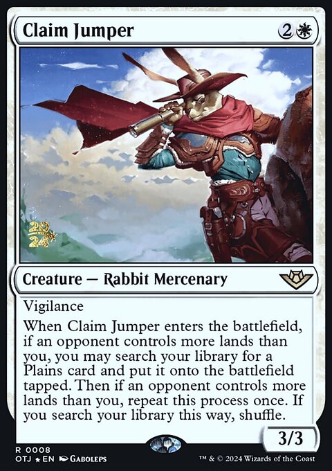 Claim Jumper [Outlaws of Thunder Junction Prerelease Promos]