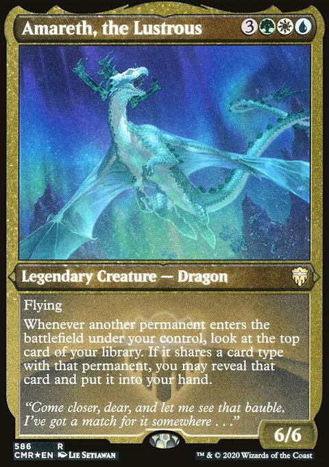 Amareth, the Lustrous (Etched) [Commander Legends]