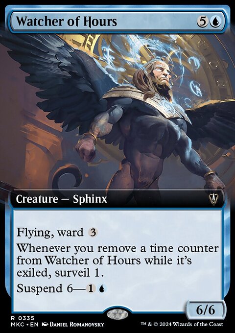 Watcher of Hours (Extended Art) [Murders at Karlov Manor Commander]