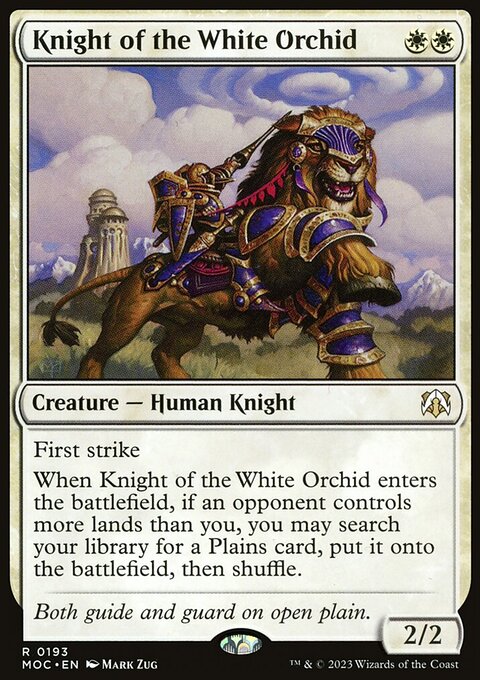 Knight of the White Orchid [March of the Machine Commander]