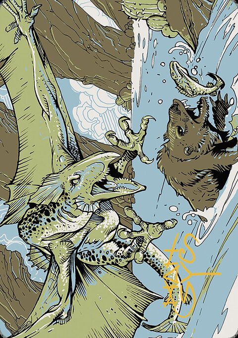 Decisive Denial Art Card [Outlaws of Thunder Junction Art Series]