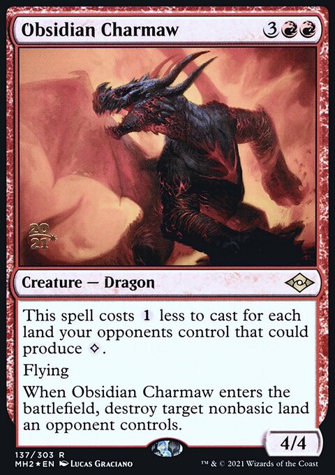 Obsidian Charmaw [Modern Horizons 2 Prerelease Promos]