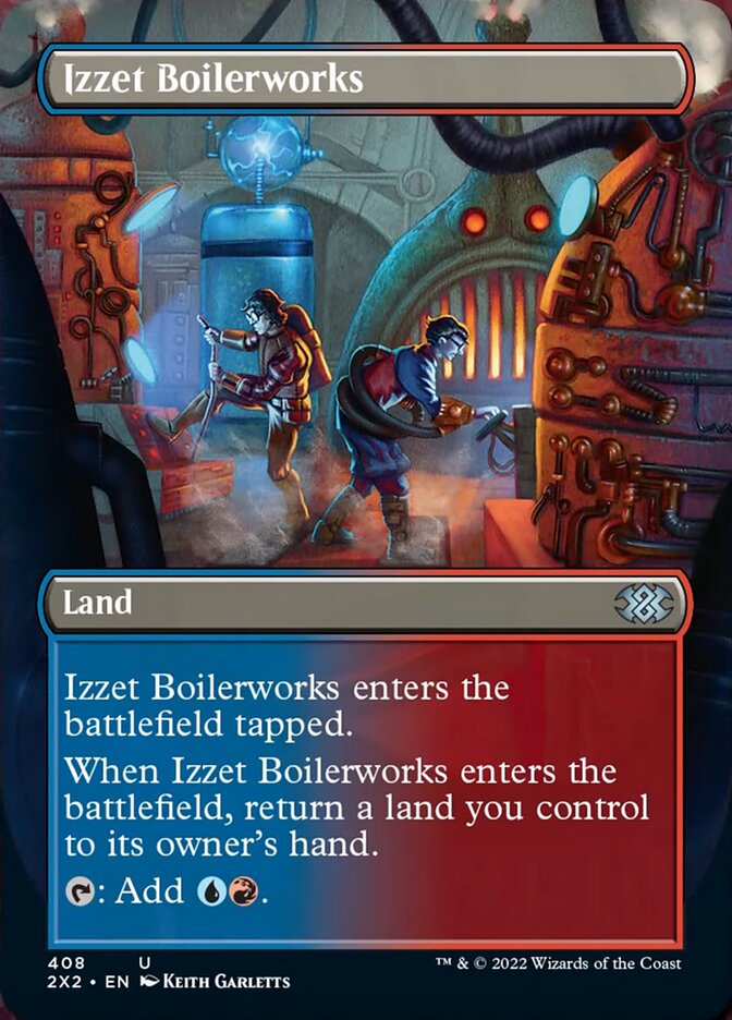 Izzet Boilerworks (Borderless Alternate Art) [Double Masters 2022]