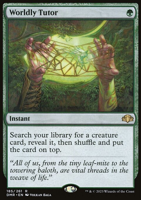 Worldly Tutor [Dominaria Remastered]