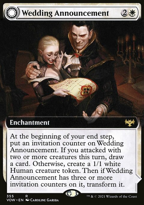 Wedding Announcement // Wedding Festivity (Extended Art) [Innistrad: Crimson Vow]