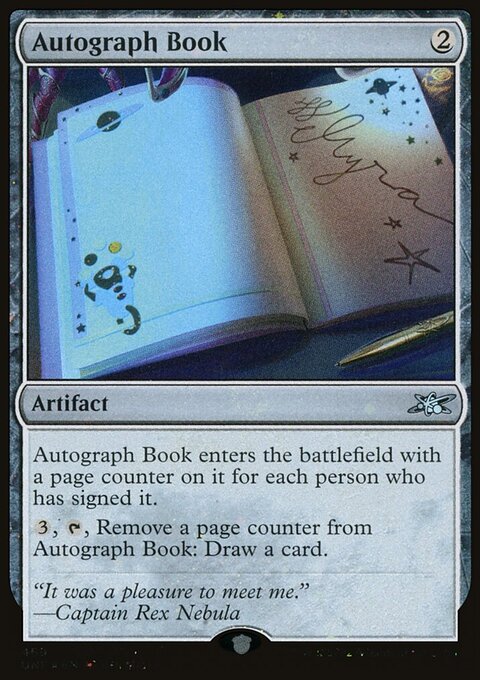 Autograph Book (Galaxy Foil) [Unfinity]