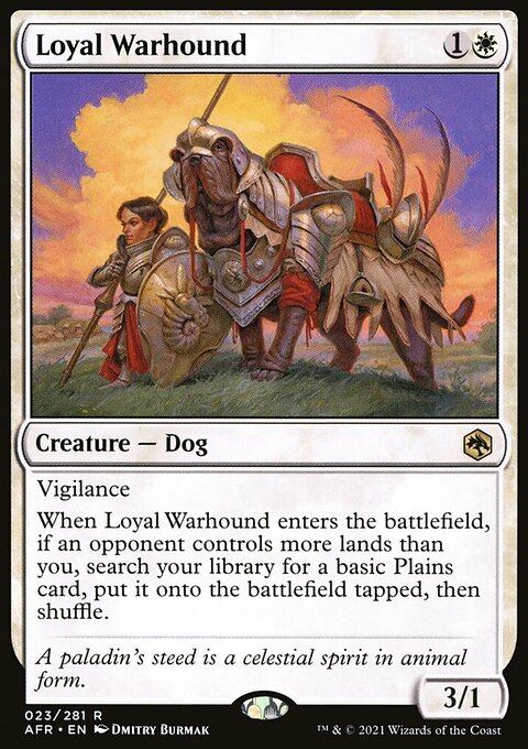 Loyal Warhound [Dungeons & Dragons: Adventures in the Forgotten Realms]