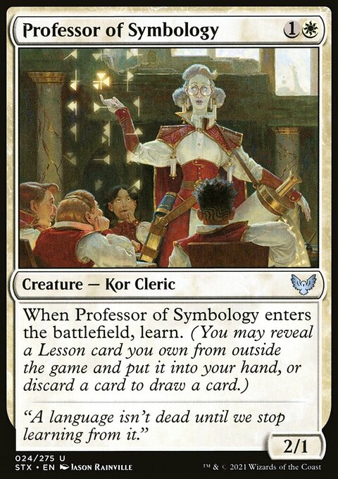 Professor of Symbology [Strixhaven: School of Mages]