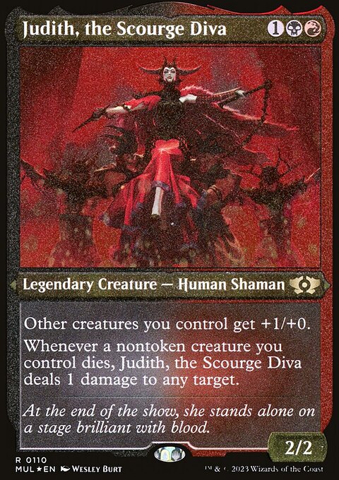 Judith, the Scourge Diva (Foil Etched) [Multiverse Legends]