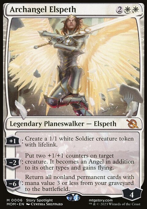 Archangel Elspeth (Promo Pack) [March of the Machine Promos]