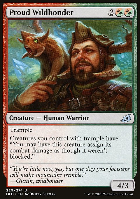 Proud Wildbonder [Ikoria: Lair of Behemoths]
