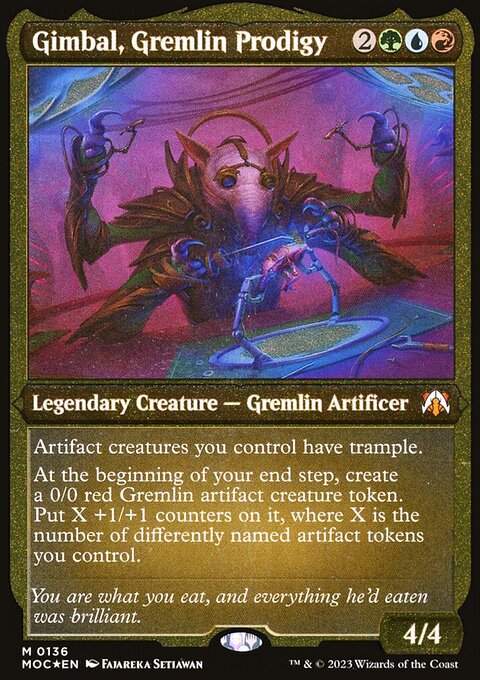 Gimbal, Gremlin Prodigy (Display Commander) [March of the Machine Commander]